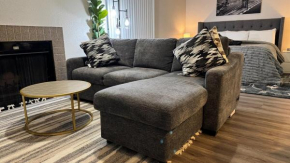 A luxury studio apartment,